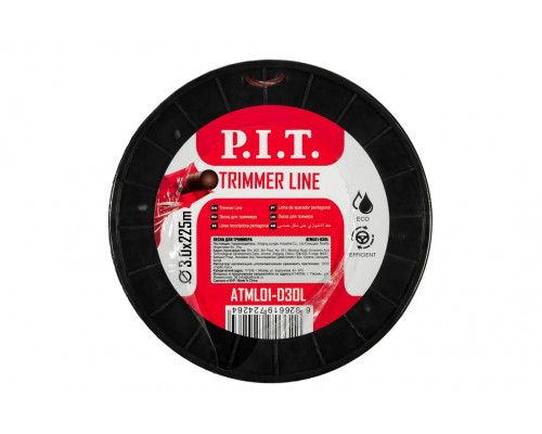 Леска для триммеров двухцветная P.I.T. 3LB 3,0 мм, бухта 180м ATML01-D30L Леска для триммеров двухцветная P.I.T. 3LB 3,0 мм, бухта 180м ATML01-D30L