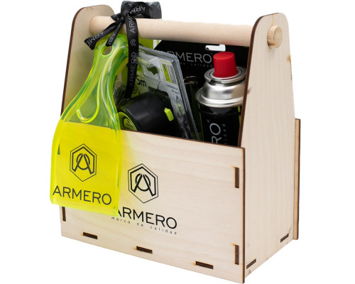 Подарочный набор инструментов в деревянном ящике ARMERO A312/152