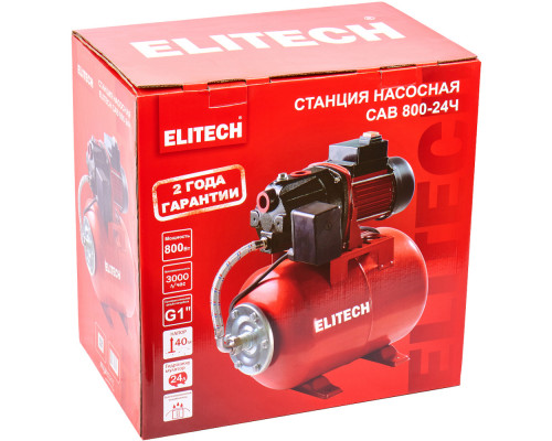 Насосная станция ELITECH САВ 800-24Ч