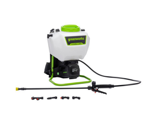 Опрыскиватель аккумуляторный GreenWorks G24BPSII, 24V, c 1хАКБ 2Ач и ЗУ 5300307UA Опрыскиватель аккумуляторный GreenWorks G24BPSII, 24V, c 1хАКБ 2Ач и ЗУ 5300307UA