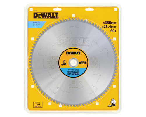 Пильный диск по INOX (355х25.4 мм; 90 MTCG) DEWALT DT1922