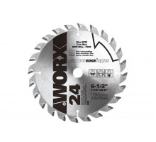 Пильный диск (24T; 165x1.6x20 мм) твердосплавный WORX WA5101