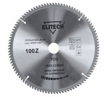 Диск пильный по алюминию (255х30х1.8 мм; 100Z) ELITECH 1820.116900