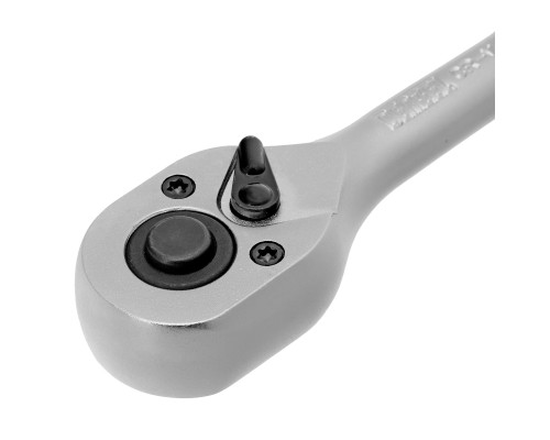 Ключ-трещотка 3/8", 90 зубьев, с быстрым сбросом, CrV Denzel 14032