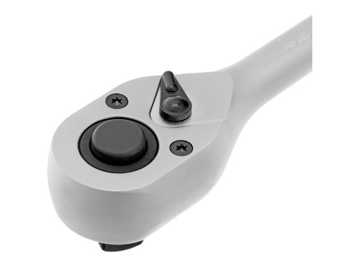 Ключ-трещотка 1/2", 90 зубьев, с быстрым сбросом, CrV Denzel 14033