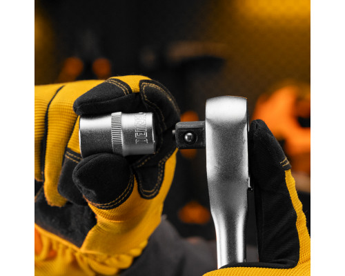 Ключ-трещотка 1/2", 90 зубьев, с быстрым сбросом, CrV Denzel 14033