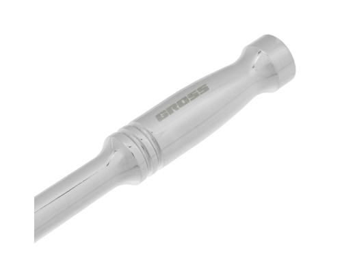 Ключ-трещотка 1/4", CrV, 120 зубьев, цельнометаллический, хром Gross 14050