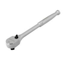 Ключ-трещотка 3/8", CrV, 120 зубьев, цельнометаллический, хром Gross 14051