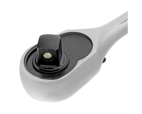 Ключ-трещотка 1/2", CrV, 120 зубьев, цельнометаллический, хром Gross 14052