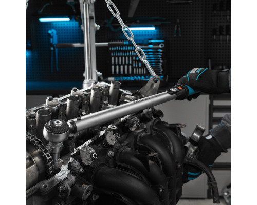 Ключ динамометрический, 20-200 Нм, 1/2", CrV Gross 14181