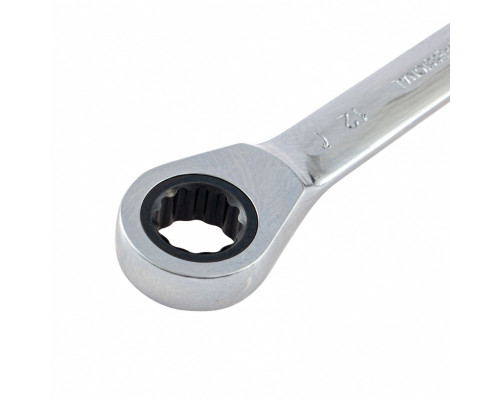 Ключ накидной трещоточный 10 х 12 мм, CrV, зеркальный хром Matrix 14498