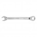 Ключ комбинированный трещоточный 12 мм, CrV, матовый хром Denzel 14706