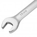 Ключ комбинированный трещоточный 12 мм, CrV, матовый хром Denzel 14706