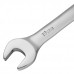 Ключ комбинированный трещоточный 19 мм, CrV, матовый хром Denzel 14713