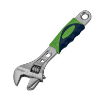 Ключ разводной 150 мм, переставная губка, 2-х комп. рукоятка Сибртех 15597