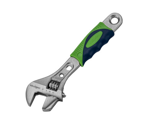 Ключ разводной 150 мм, переставная губка, 2-х комп. рукоятка Сибртех 15597