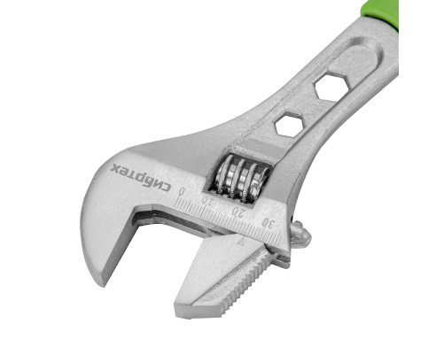 Ключ разводной, 250 мм, переставная губка, 2 - х комп. рукоятка Сибртех 15599