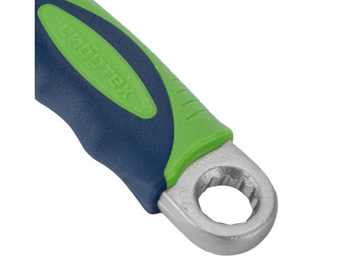 Ключ разводной, 250 мм, переставная губка, 2 - х комп. рукоятка Сибртех 15599