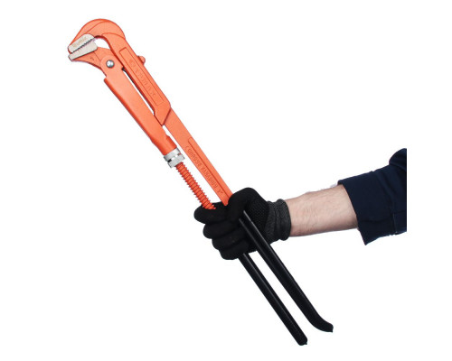 Трубный рычажный ключ ЕРМАК прямые губы, р-р 3" 655-013