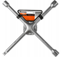 Баллонный крестовой ключ ЕРМАК 17-19-21мм 14" усиленный, сатин, SJ012P 766-079