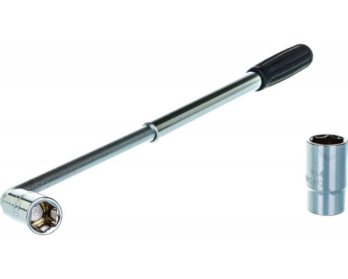 Баллонный телескопический ключ со сменными головками ЕРМАК 17/19, 21/23мм 766-080