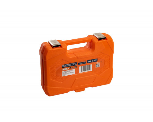 Набор торцевых головок и бит с динамометрическим ключом MAXPILER (31 шт, 1/4", 5-25 Нм) MTW-31-SET