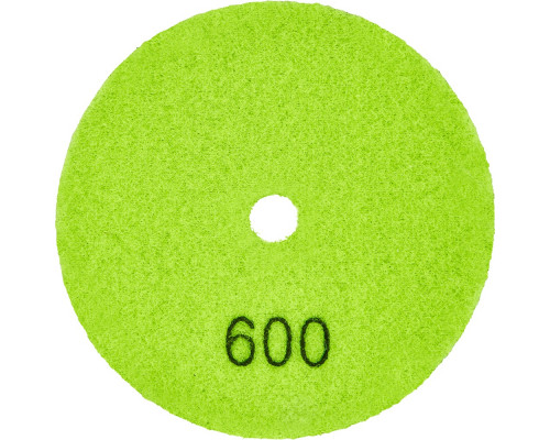 Алмазный гибкий шлифовальный круг ELITECH 100 мм P600 сухое шлифование 1820.160600