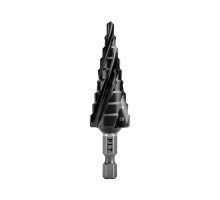 Сверло по металлу ступенчатое P.I.T. ADVANCE Ø 4-20 мм, HEX1/4" AMED17-0420