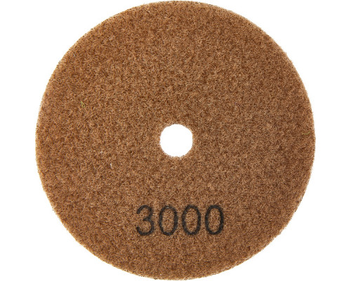 Алмазный гибкий шлифовальный круг ELITECH 100 мм P3000 сухое шлифование 1820.161000