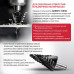 Сверло по металлу ступенчатое P.I.T. ADVANCE Ø 9-36 мм AMED17-0936