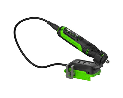 Гравер аккумуляторный GREENWORKS G24RT +52 шт. аксессуаров без акк и з/у 3200807