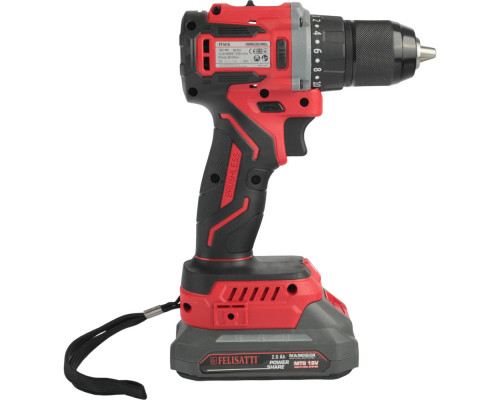 Аккумуляторная дрель-шуруповерт FELISATTI HD FT1610 18 V 2х2 Ah