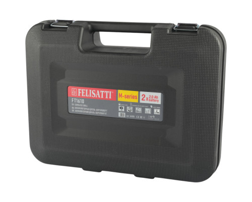 Аккумуляторная дрель-шуруповерт FELISATTI HD FT1610 18 V 2х2 Ah