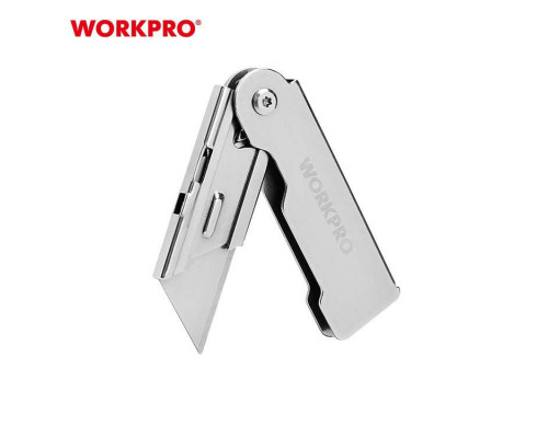 Нож складной металлический WORKPRO WP211001