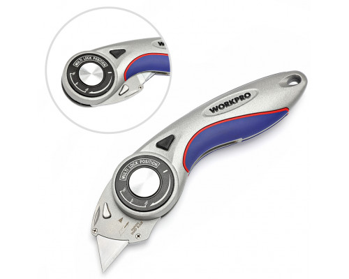Нож складной алюминиевый WORKPRO WP211013