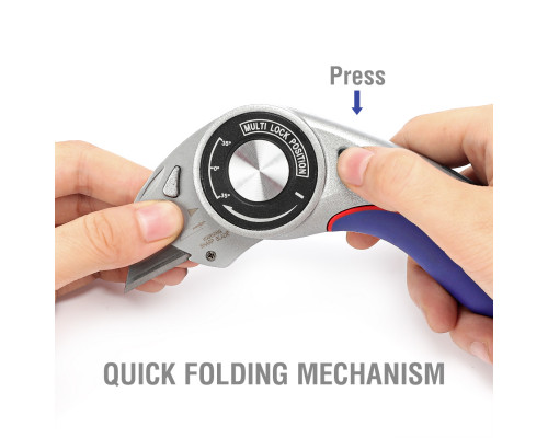 Нож складной алюминиевый WORKPRO WP211013