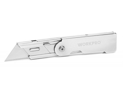 Нож складной металлический WORKPRO WP211001