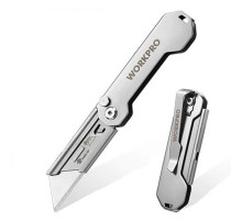 Нож складной мини из нержавеющей стали WORKPRO WP211016