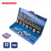 Набор метчиков и плашек WORKPRO 32 предмета М3-М12 WP309008