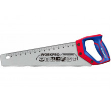 Ножовка по дереву WORKPRO 400 мм, SK5, 7TPI WP215005