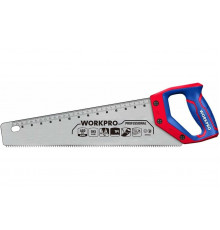 Ножовка по дереву WORKPRO 400 мм, SK5, 7TPI WP215005