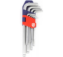 Набор шестигранных ключей WORKPRO 9 шт с шариковой головкой WP222006