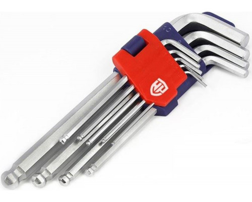 Набор шестигранных ключей WORKPRO 9 шт с шариковой головкой WP222006