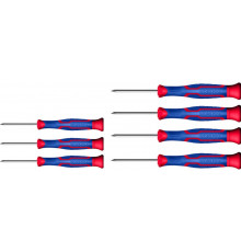 Набор прецизионных отверток WORKPRO CR-V, крест+шлиц, 7 шт. WP200509