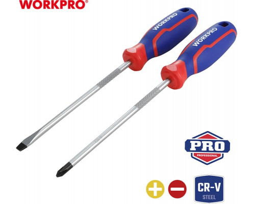 Набор отверток WORKPRO CR-V 2 шт. WP200503