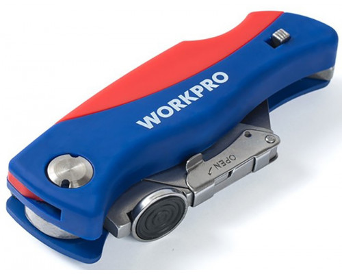 Быстросменный складной нож WORKPRO WP211006