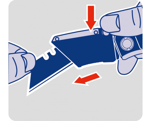 Нож складной алюминиевый WORKPRO мини WP211010