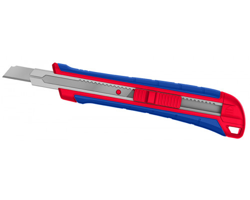 Нож с автофиксацией WORKPRO 9 мм, SK5, + 3 лезвия WP212008