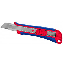 Нож с автофиксацией WORKPRO 18 мм, SK5, + 3 лезвия WP212009