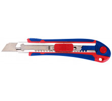 Нож с автофиксацией и автозагрузкой лезвий WORKPRO 18 мм, SK5, + 5 лезвий WP212011